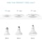 Luxrite BR40 LED Light Bulbs 14W (85W Equivalent) 1100LM 3000K Soft White Dimmable E26 Base 4-Pack LR31821-4PK - alternate 6